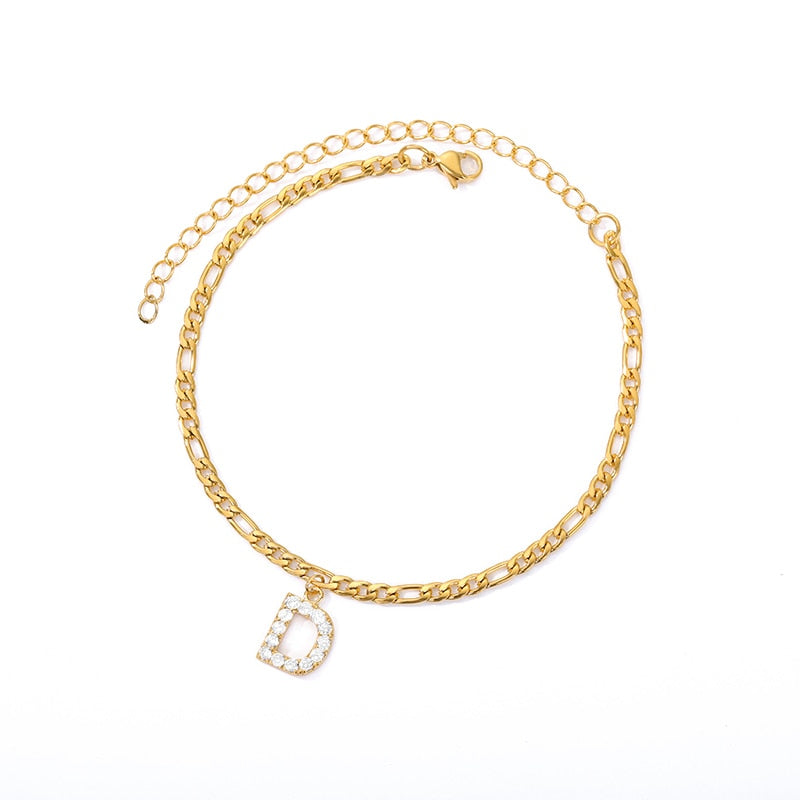 Bracelet avec initiale personnalisée – Élégance sur mesure