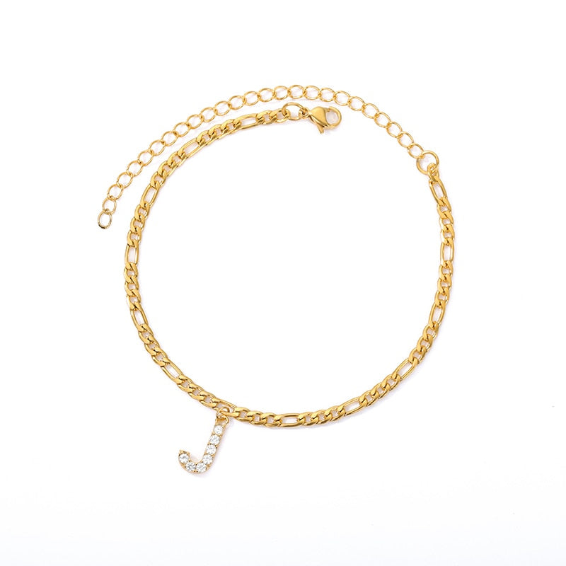 Bracelet avec initiale personnalisée – Élégance sur mesure
