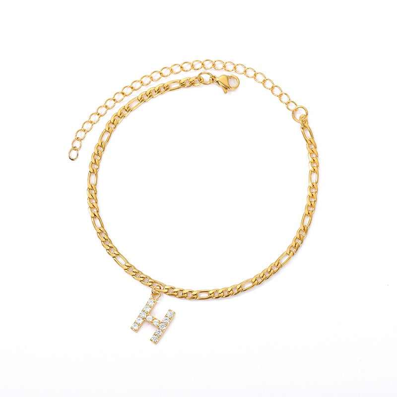Bracelet avec initiale personnalisée – Élégance sur mesure