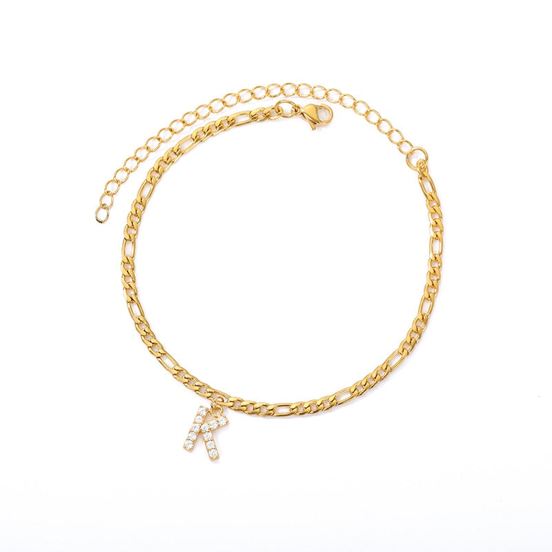 Bracelet avec initiale personnalisée – Élégance sur mesure