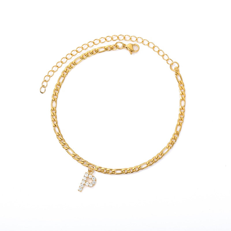 Bracelet avec initiale personnalisée – Élégance sur mesure