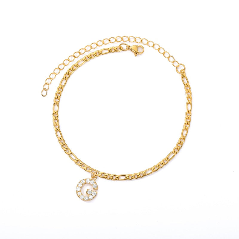 Bracelet avec initiale personnalisée – Élégance sur mesure