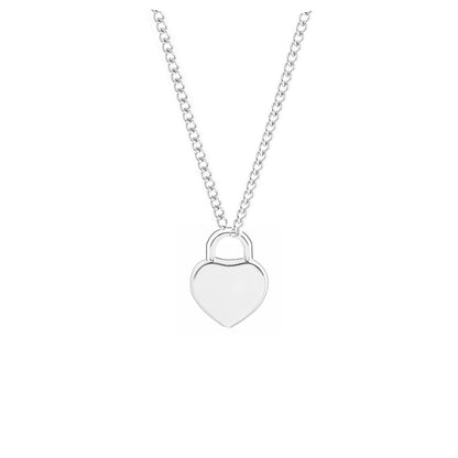 Colier cu pandantiv cu inima inițială