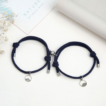 Pulseiras magnéticas para casais - Amor eterno
